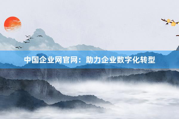 中国企业网官网：助力企业数字化转型